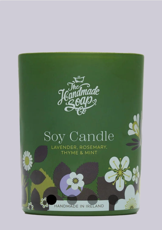 Scented Soy Candle - Lavender, Rosemary, Thyme & Mint | 210g