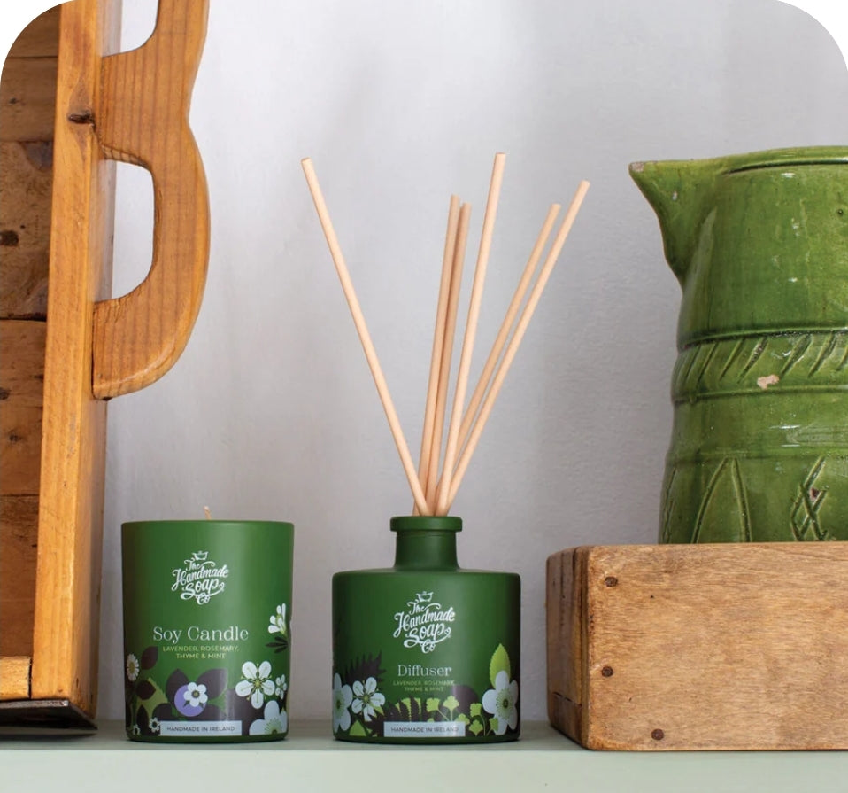 Scented Soy Candle - Lavender, Rosemary, Thyme & Mint | 210g