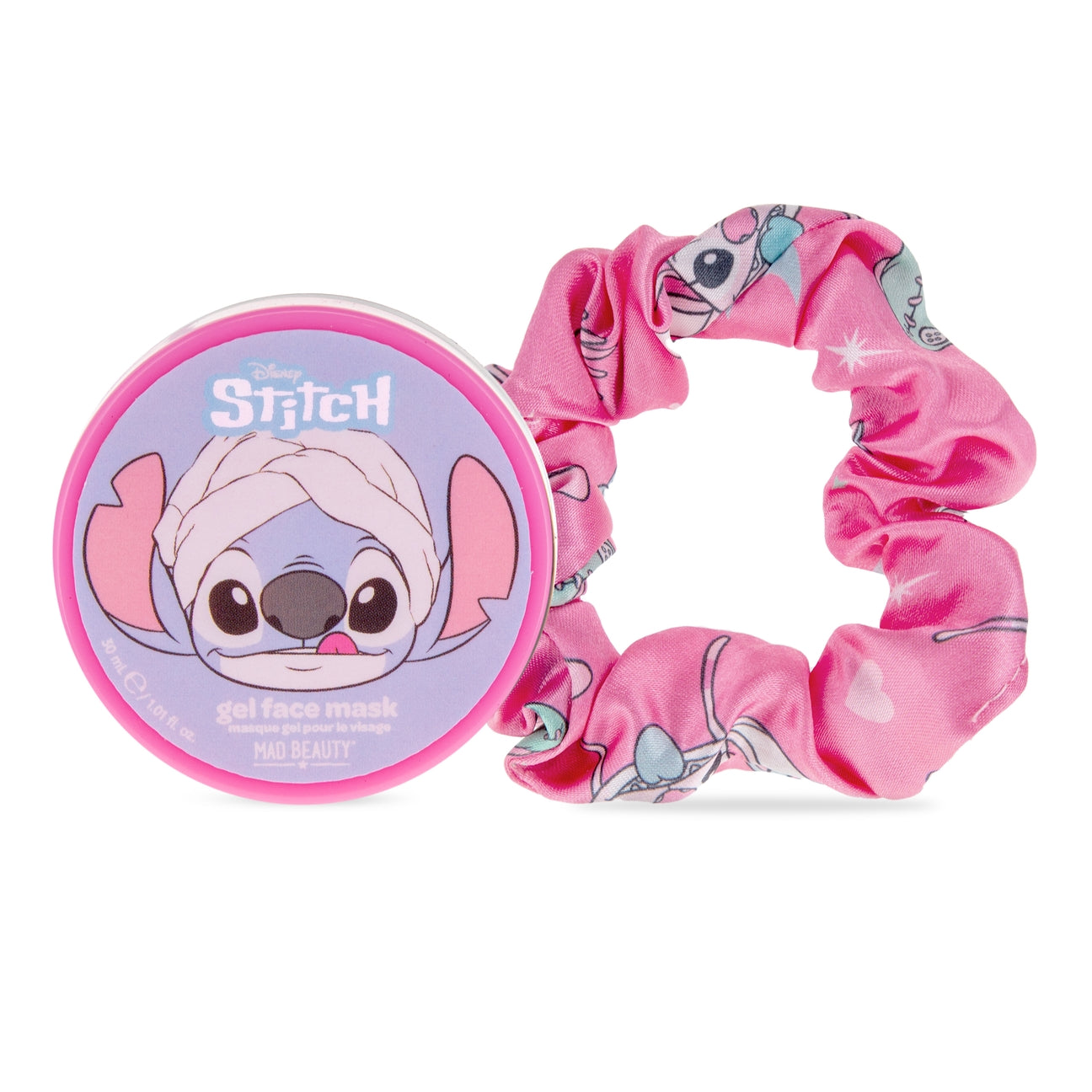 Mad Beauty Disney Stitch Pamper Gel Mask & Scrunchie Duo