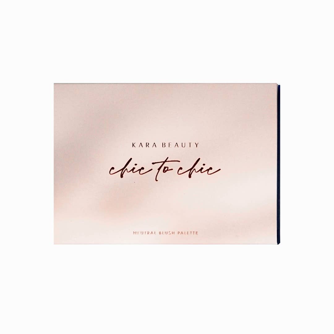 Chic To Chic 6-Pan Neutral Blush Palette - Vegan