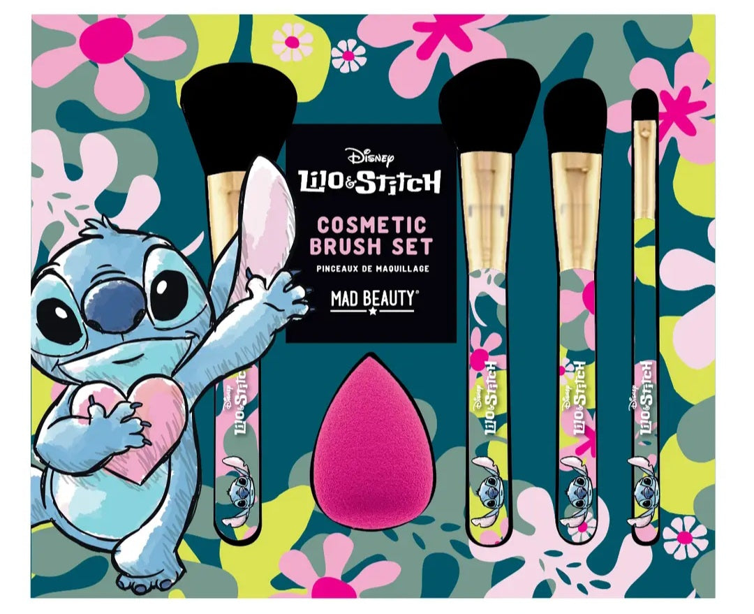 Mad Beauty Disney Lilo & Stitch Cosmetic Brush Set