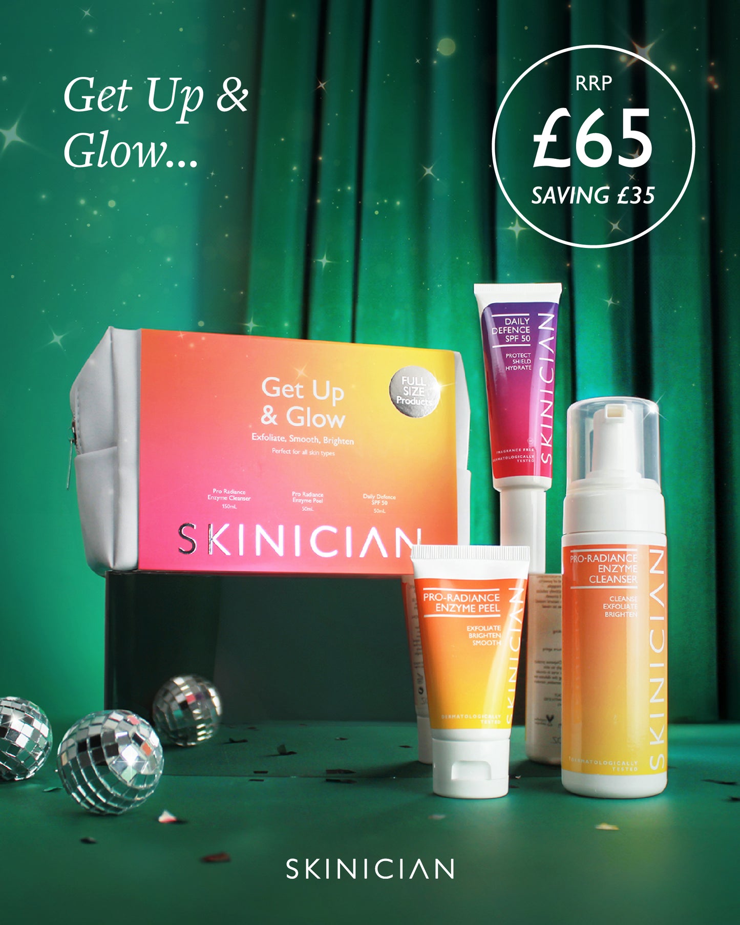 The Get Up and Glow Christmas Gift Set