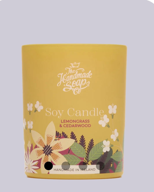 Scented Soy Candle - Lemongrass & Cedarwood | 210g