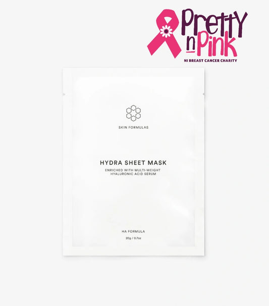Skin Formulas Hydra Sheet Mask - LOVE & LIGHT BY MARIANNE supporting Pretty in Pink 🎀