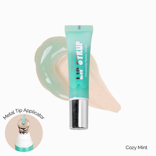 Lip Syrup Moisturizing Peptide Therapy Lip Gloss Cozy Mint