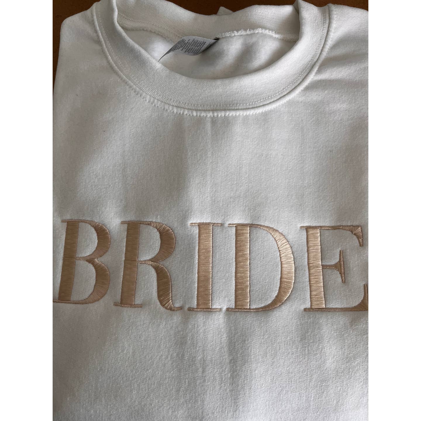 Bride Embroidered Sweatshirt | Vintage Fit