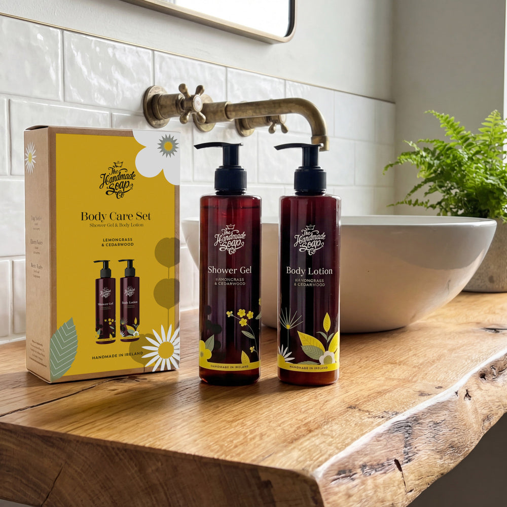 The Handmade Soap Co - Lemongrass & Cedarwood Bodycare Set | 250ml x2