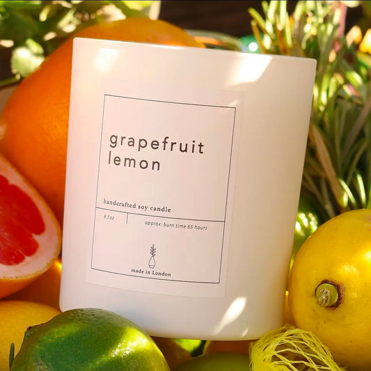 DEN PERFECT Grapefruit Lemon Soy Candle