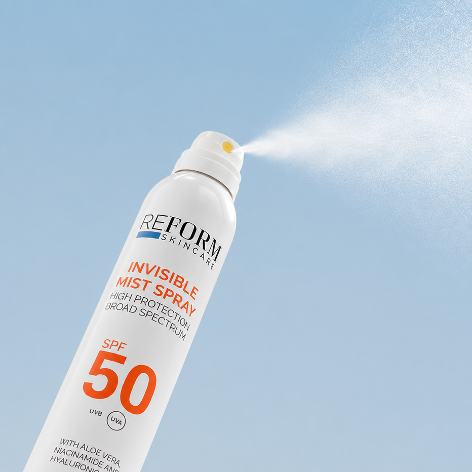 NEW! REFORM SPF 50 Invisible Mist Spray