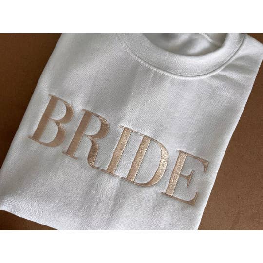 Bride Embroidered Sweatshirt | Vintage Fit