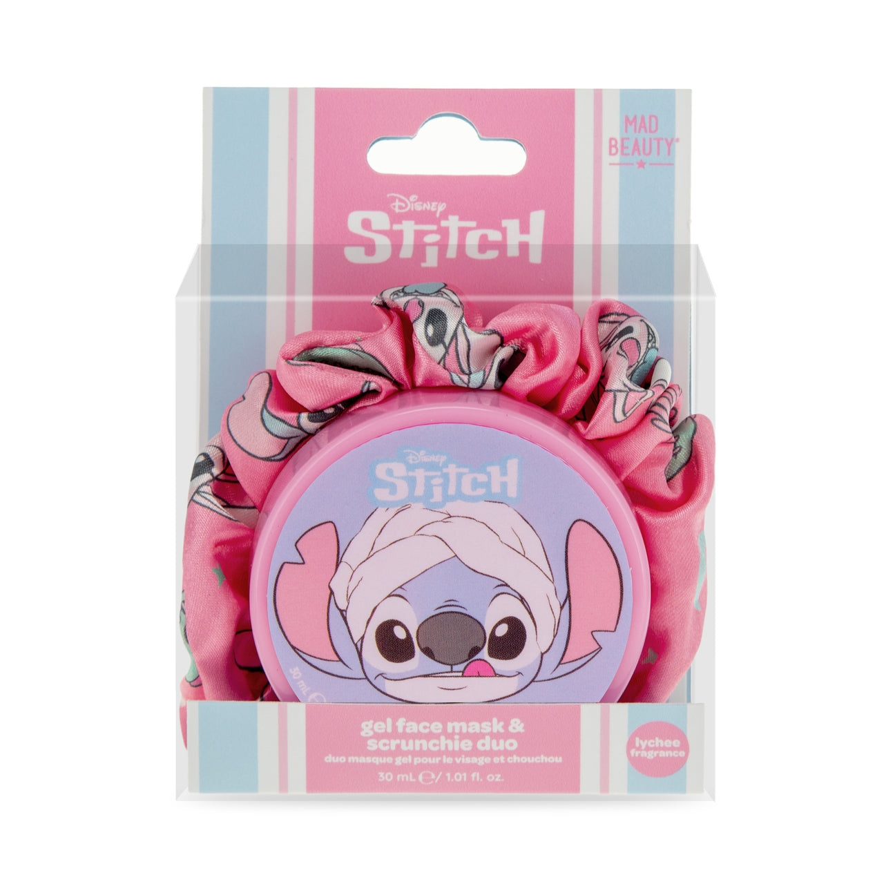 Mad Beauty Disney Stitch Pamper Gel Mask & Scrunchie Duo