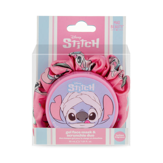 Mad Beauty Disney Stitch Pamper Gel Mask & Scrunchie Duo