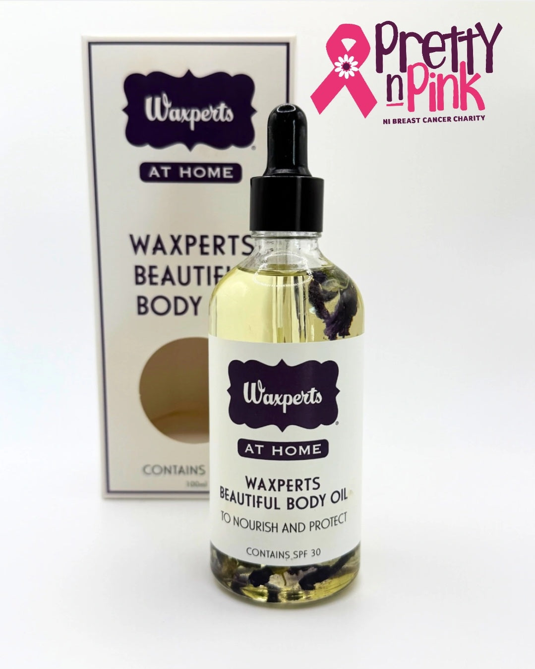 Waxperts Beautiful Body Oil - LOVE & LIGHT BY MARIANNE supporting Pretty in Pink 🎀