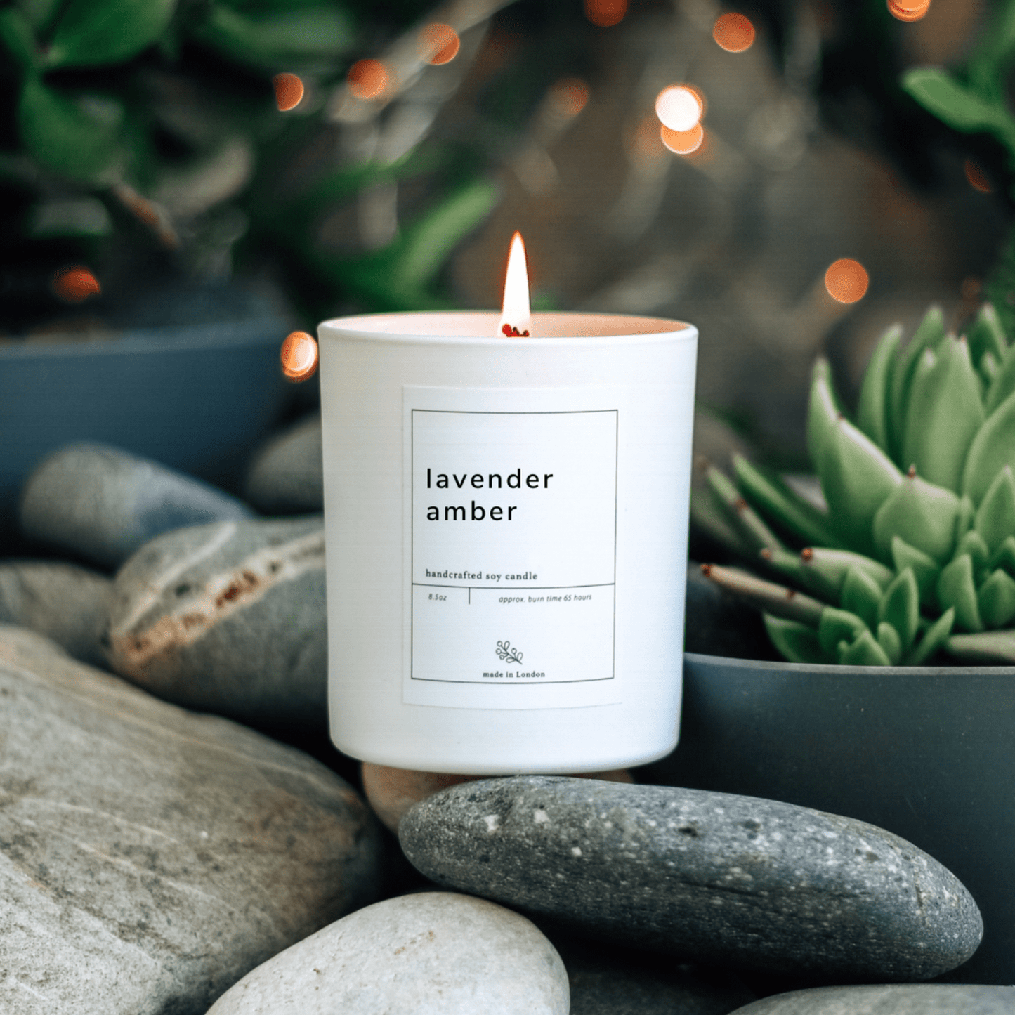 Lavender Amber Candle
