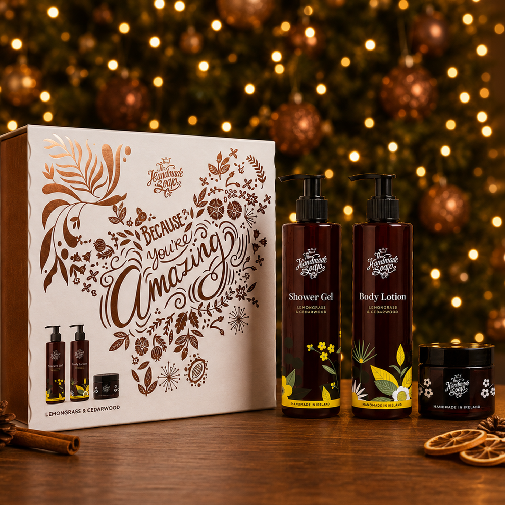 The Handmade Soap Co - Lemongrass & Cedarwood "Because You're Amazing" Gift Set