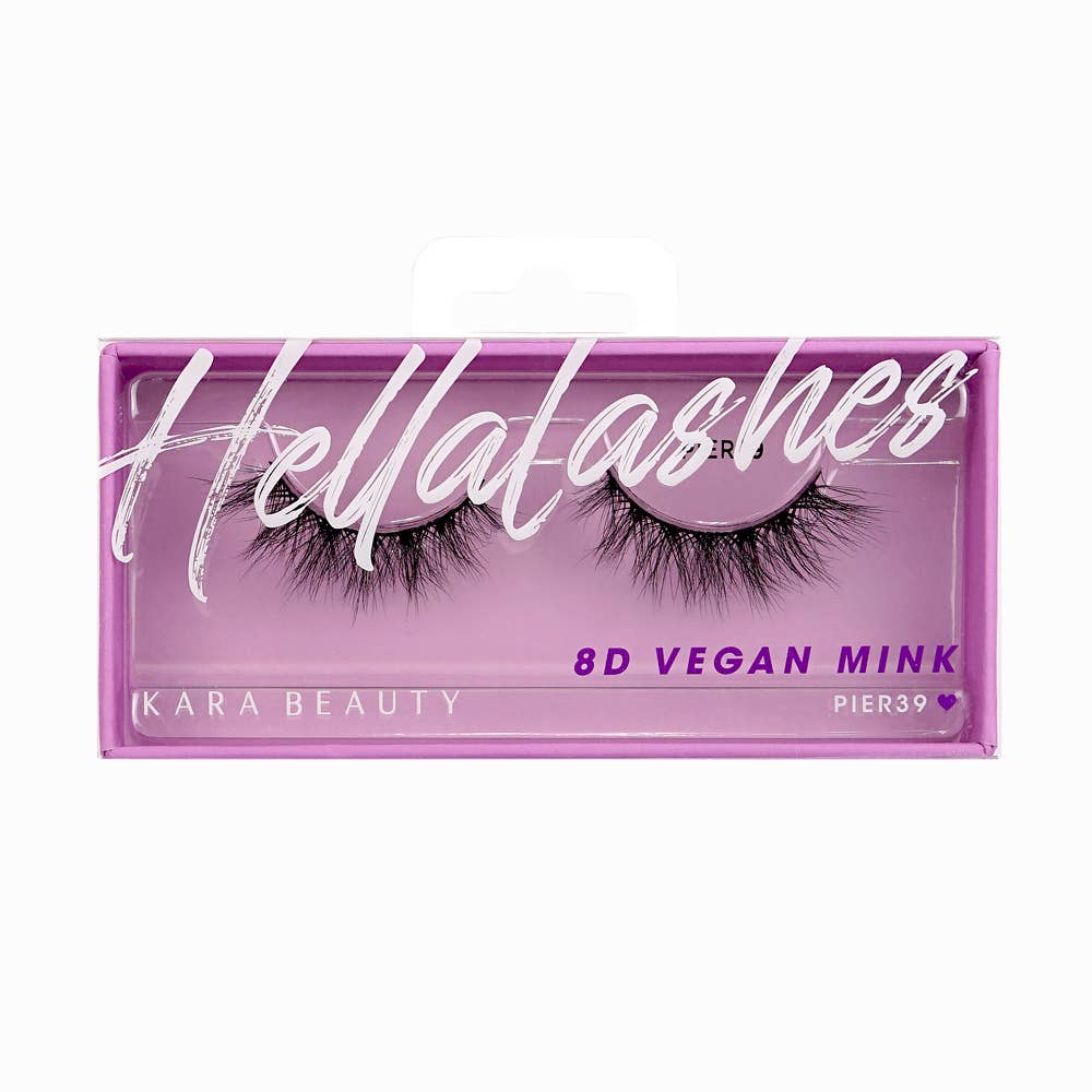 KARA BEAUTY Hellalashes 8D Faux Mink False Eyelashes - Style PIER39